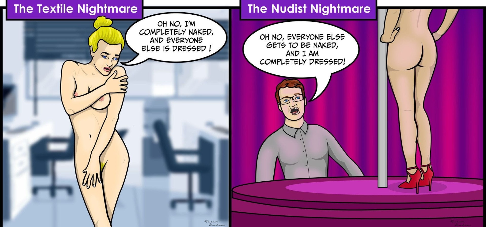 The Nudist Newbies